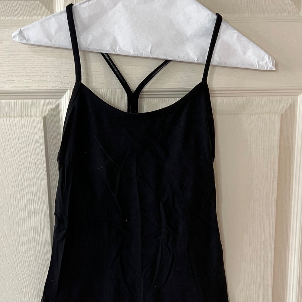 Lulu lemon black tank top size 6